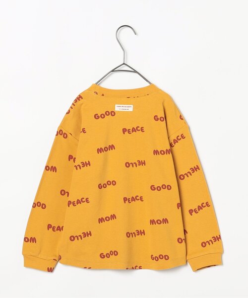 p.premier（ピードットプルミエ）の「イロチ買いしたい総柄ストレッチ長袖Tシャツ_ジュニア対応（Tシャツ/カットソー・キッズ・ブラック/アイボリー/サックスブルー/オフホワイト/グリーン/レッド/マスタード/その他11・80/90/100/110/120/130/140）」の19枚目の写真