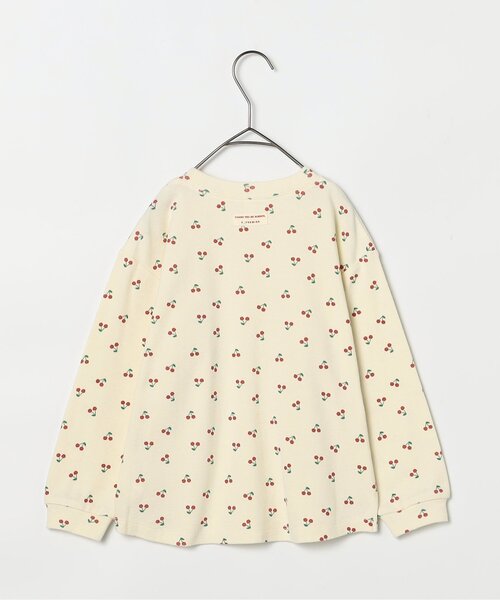 p.premier（ピードットプルミエ）の「イロチ買いしたい総柄ストレッチ長袖Tシャツ_ジュニア対応（Tシャツ/カットソー・キッズ・ブラック/アイボリー/サックスブルー/オフホワイト/グリーン/レッド/マスタード/その他11・80/90/100/110/120/130/140）」の20枚目の写真