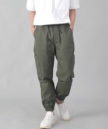 SAINTCREW（セントクルー）の「ボールドアンクルバンドカーゴジョガーパンツ BAC-328 カーキ（スウェットパンツ）」