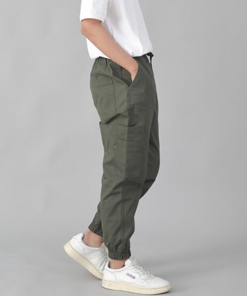 SAINTCREW(セントクルー)の「ボールドアンクルバンドカーゴジョガーパンツ BAC-328 カーキ(スウェットパンツ・メンズ・その他・MEDIUM/LARGE/X-LARGE)」の2枚目の写真