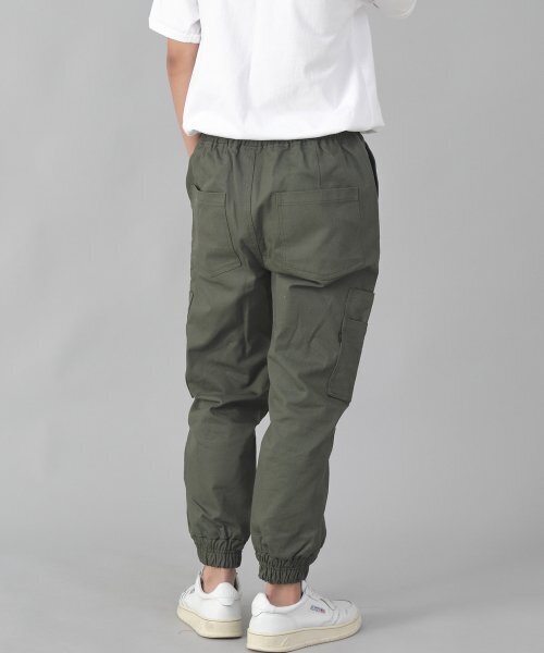 SAINTCREW(セントクルー)の「ボールドアンクルバンドカーゴジョガーパンツ BAC-328 カーキ(スウェットパンツ・メンズ・その他・MEDIUM/LARGE/X-LARGE)」の3枚目の写真