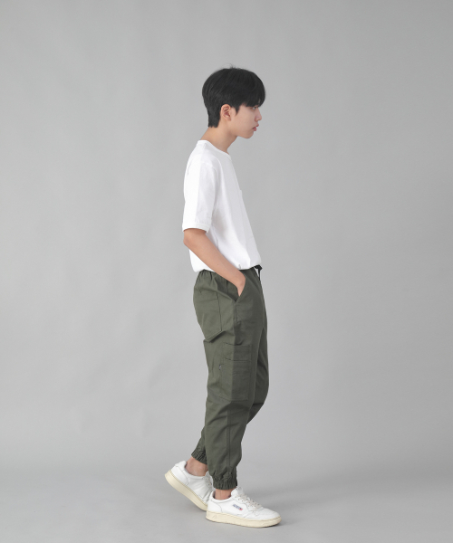 SAINTCREW(セントクルー)の「ボールドアンクルバンドカーゴジョガーパンツ BAC-328 カーキ(スウェットパンツ・メンズ・その他・MEDIUM/LARGE/X-LARGE)」の5枚目の写真
