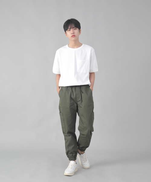 SAINTCREW(セントクルー)の「ボールドアンクルバンドカーゴジョガーパンツ BAC-328 カーキ(スウェットパンツ・メンズ・その他・MEDIUM/LARGE/X-LARGE)」の8枚目の写真