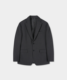 BIRBANTE（ビルバンテ）の「テーラードセットアップブレザージャケット - チャコール（テーラードジャケット）」