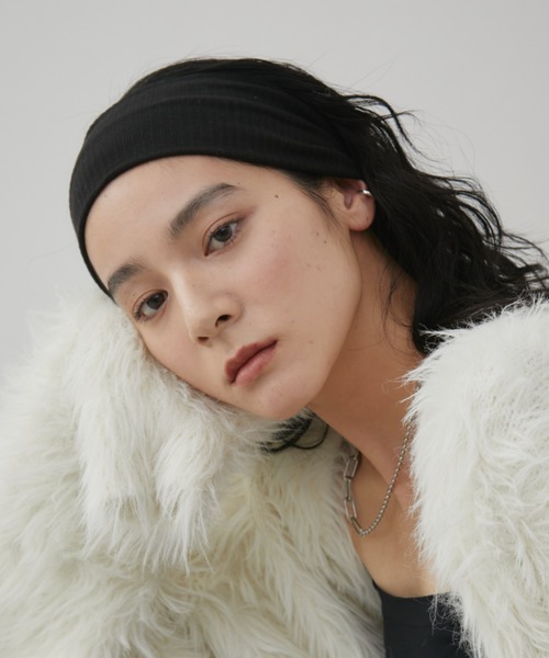 Aunt Marie's(アントマリーズ)の「ベーシックヘアターバン(ヘアバンド・レディース・グレー/ブラウン/ブラック・FREE)」の8枚目の写真