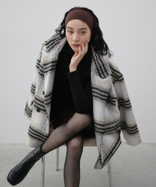 Aunt Marie's(アントマリーズ)の「ベーシックヘアターバン(ヘアバンド・レディース・グレー/ブラウン/ブラック・FREE)」の20枚目の写真