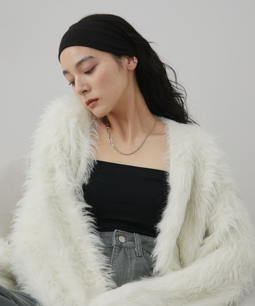 Aunt Marie's(アントマリーズ)の「ベーシックヘアターバン(ヘアバンド・レディース・グレー/ブラウン/ブラック・FREE)」の5枚目の写真