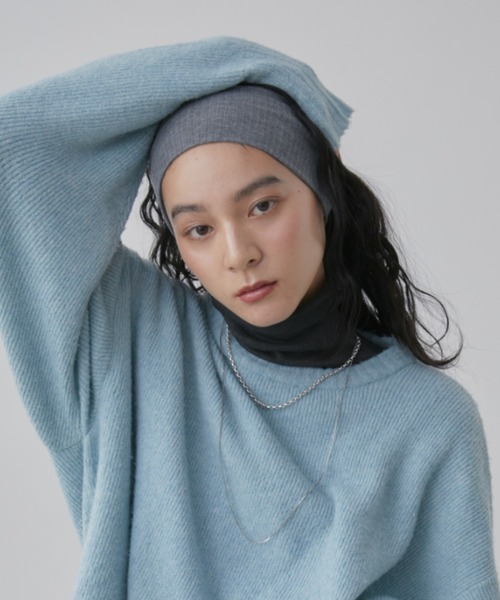 Aunt Marie's(アントマリーズ)の「ベーシックヘアターバン(ヘアバンド・レディース・グレー/ブラウン/ブラック・FREE)」の15枚目の写真