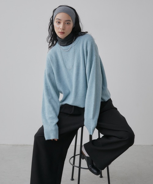 Aunt Marie's(アントマリーズ)の「ベーシックヘアターバン(ヘアバンド・レディース・グレー/ブラウン/ブラック・FREE)」の17枚目の写真