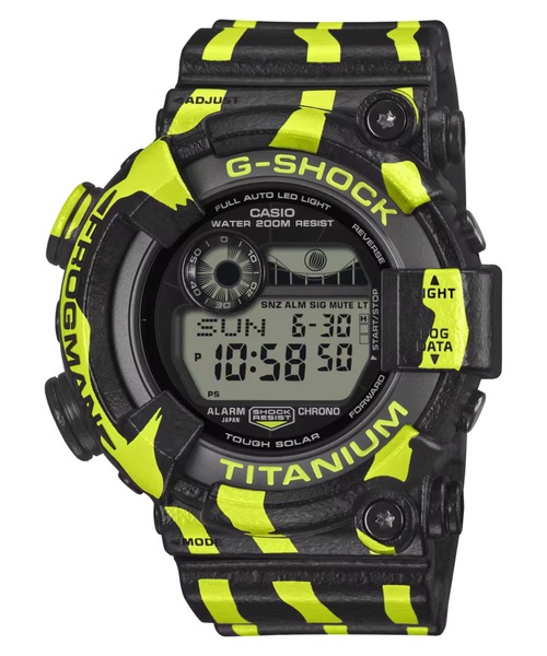 G-SHOCK(ジーショック)の「G-SHOCK/ジーショック 腕時計 FROGMAN MASTER OF G-SEA GW-8200TPF-1JR(デジタル腕時計・メンズ・ブラック×グリーン・FREE)」の1枚目の写真