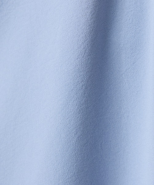 COLLAGE GALLARDAGALANTE（コラージュガリャルダガランテ）の「ジャージVネックワンピース/セットアップ可（ワンピース・レディース・ブラック/サックスブルー・FREE）」の20枚目の写真