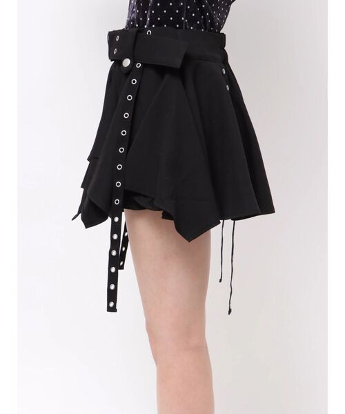 jouetie（ジュエティ）の「アシメヘムベルテッドミニスカート 赤チェック（スカート・レディース・レッド/ブラック/カーキ・MEDIUM）」の16枚目の写真