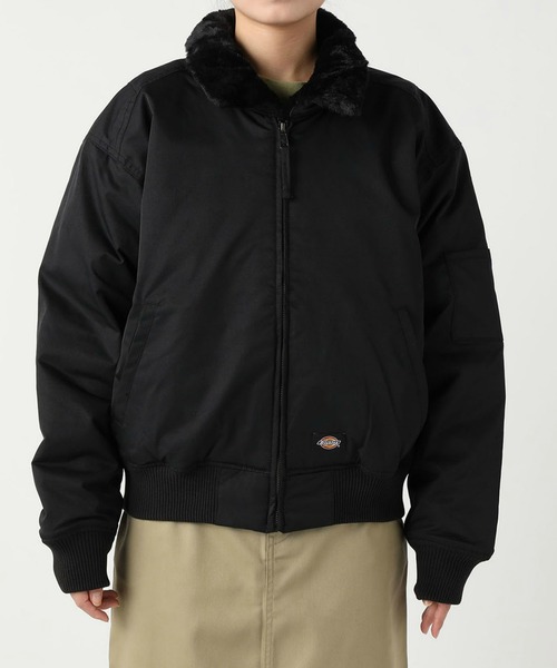 Dickies（ディッキーズ）の「Dickies/ディッキーズ シェルパジャケット（その他アウター・レディース・ブラック・X-SMALL/SMALL/MEDIUM）」の2枚目の写真