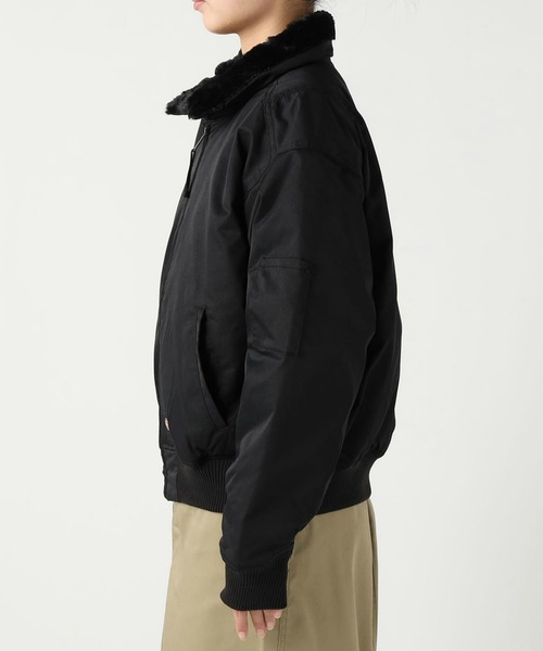 Dickies（ディッキーズ）の「Dickies/ディッキーズ シェルパジャケット（その他アウター・レディース・ブラック・X-SMALL/SMALL/MEDIUM）」の3枚目の写真
