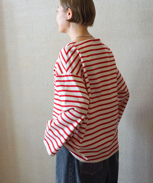 ボーダー ボートネックプル（Tシャツ/カットソー）｜JOURNAL STANDARD