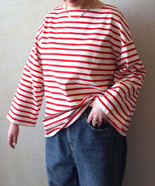 ボーダー ボートネックプル（Tシャツ/カットソー）｜JOURNAL STANDARD