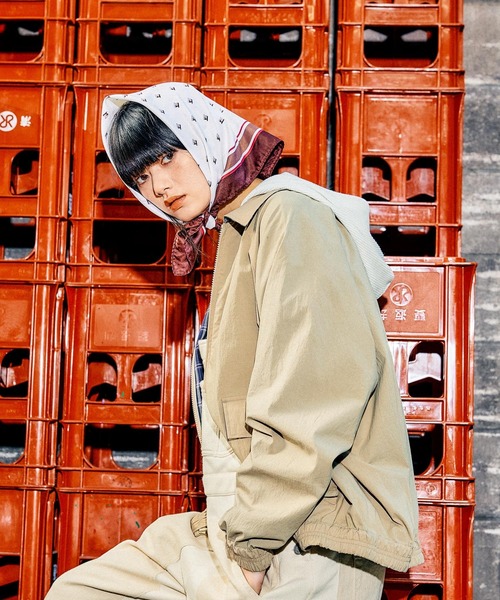 niko and...（ニコアンド）の「[MODE NORM CORE] リバーシブルシャカブルゾン（ブルゾン・レディース・ボルドー/ネイビー/キャメル・LARGE/MEDIUM）」の3枚目の写真