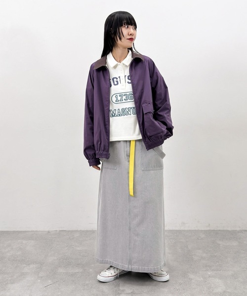 niko and...（ニコアンド）の「[MODE NORM CORE] リバーシブルシャカブルゾン（ブルゾン・レディース・ボルドー/ネイビー/キャメル・LARGE/MEDIUM）」の11枚目の写真