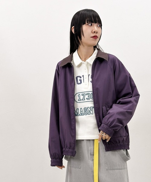 niko and...（ニコアンド）の「[MODE NORM CORE] リバーシブルシャカブルゾン（ブルゾン・レディース・ボルドー/ネイビー/キャメル・LARGE/MEDIUM）」の13枚目の写真