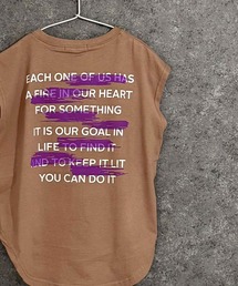 その他セレクト（ソノタセレクト）の「グラフィックプリント オーバーサイズ ノースリーブ Tシャツ（Tシャツ/カットソー）」