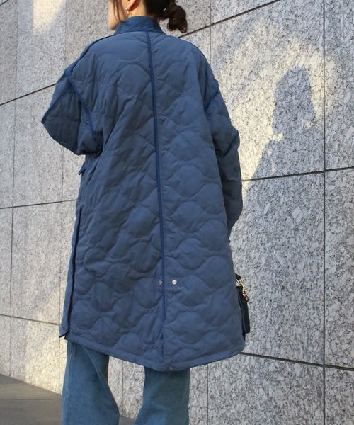 Scrap Book（スクラップブック）の「【WYTE】M-65 Down Coat（その他アウター・レディース・ブラック/ブルー・38）」の5枚目の写真