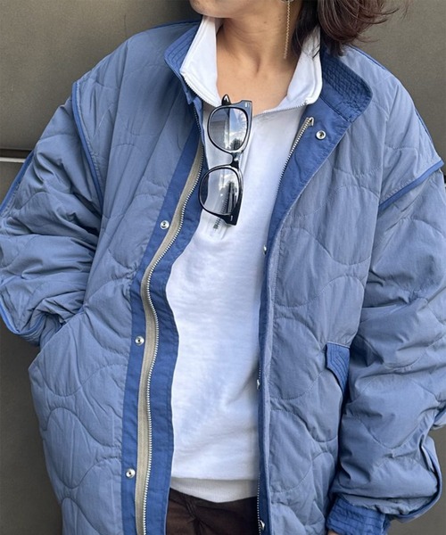 Scrap Book（スクラップブック）の「【WYTE】M-65 Down Coat（その他アウター・レディース・ブラック/ブルー・38）」の10枚目の写真