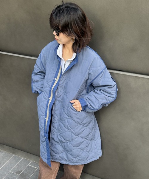 Scrap Book（スクラップブック）の「【WYTE】M-65 Down Coat（その他アウター・レディース・ブラック/ブルー・38）」の11枚目の写真