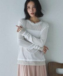 Doux archives | レイヤード風ロンＴｅｅ(Tシャツ/カットソー)