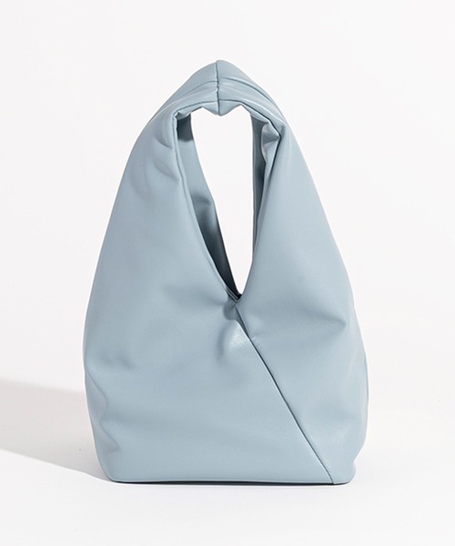 YAHKI（ヤーキ）の「YAHKI/ヤーキ FAKE LEATJER ブランドロゴ ワンショルダーバッグ 2026年春夏（ハンドバッグ・レディース・ブラック/ライトブルー/アイボリー・FREE）」の10枚目の写真