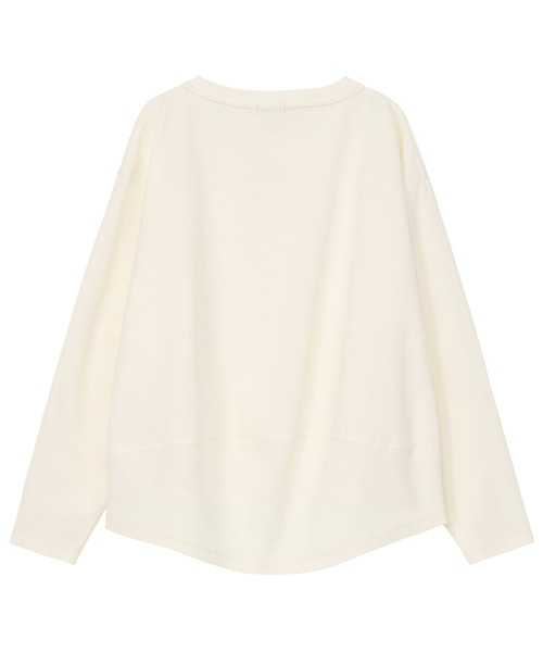 ZUCCa（ズッカ）の「CLEAR PONTE / カットソー / P（Tシャツ/カットソー・レディース・オフホワイト/ブラック/ライトブルー・M size）」の4枚目の写真