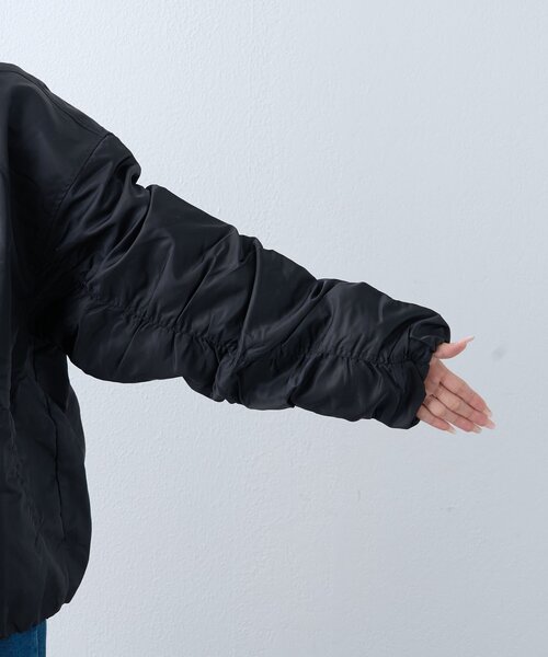 SOUNDSGOOOOD（サウンズグッド）の「【SOUNDSGOOOOD】中綿MA-1（MA-1・レディース・ブラック・ONE SIZE）」の4枚目の写真