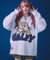 【GALFY/ガルフィー】ばーばの切り貼りリメイクロンTee