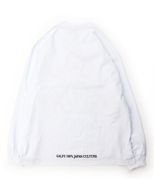 GALFY（ガルフィー）の「【GALFY/ガルフィー】ばーばの切り貼りリメイクロンTee（Tシャツ/カットソー・メンズ・ホワイト/ピンク/ブラック・M/L/XL）」の5枚目の写真