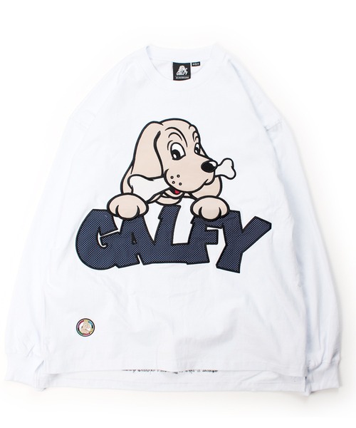 GALFY（ガルフィー）の「【GALFY/ガルフィー】ばーばの切り貼りリメイクロンTee（Tシャツ/カットソー・メンズ・ホワイト/ピンク/ブラック・M/L/XL）」の4枚目の写真