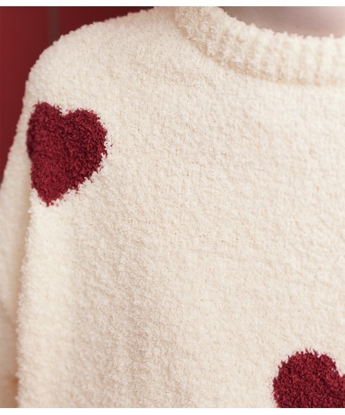 PEACH JOHN（ピーチジョン）の「ホイップリーハートチェックパジャマ（ルームウェア/パジャマ・レディース・レッド/グレイッシュベージュ・1/2）」の22枚目の写真