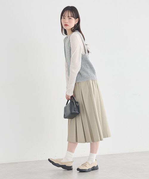 earth music&ecology（アースミュージックアンドエコロジー）の「スニーカーローファー（ローファー・レディース・ブラック/ベージュ・M/S/L）」の6枚目の写真