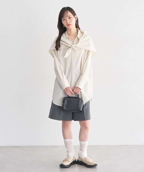 earth music&ecology（アースミュージックアンドエコロジー）の「スニーカーローファー（ローファー・レディース・ブラック/ベージュ・M/S/L）」の7枚目の写真