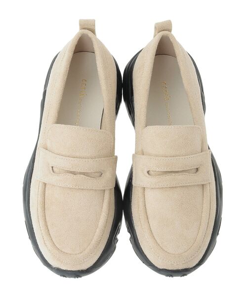 earth music&ecology（アースミュージックアンドエコロジー）の「スニーカーローファー（ローファー・レディース・ブラック/ベージュ・M/S/L）」の7枚目の写真