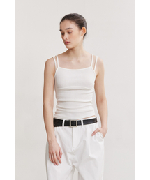 DOUBLE STRAP SLEEVELESS (IVORY)