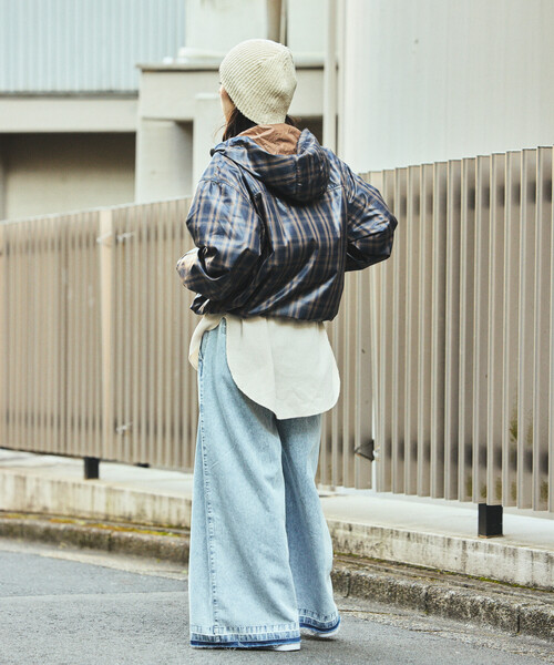 FREAK'S STORE(フリークスストア)の「Foxfire × FREAK'S STORE/フォックスファイヤー 別注 New Destination Anorak/ニュー デスティネーションアノラックパーカ(マウンテンパーカー・レディース・ネイビー/ベージュ・フリ-)」の7枚目の写真