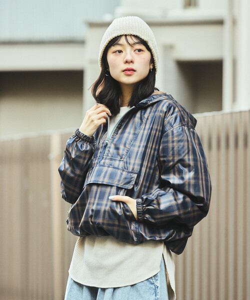 UMBRO×FREAK'S STOREチェックアノラックパーカ　ブラックウォッチ UMBRO x FREAK'S STORE チェックアノラックパーカ - メルカリ