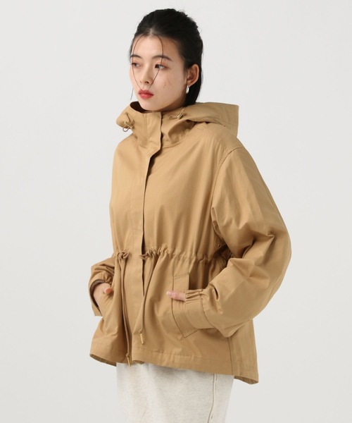 BAYFLOW（ベイフロー）の「[人気アイテムがアップデート]撥水マウンテンパーカー（マウンテンパーカー・レディース・グレイッシュベージュ/キャメル/アイボリー・MEDIUM/SMALL）」の11枚目の写真