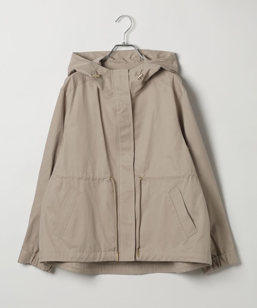 BAYFLOW（ベイフロー）の「[人気アイテムがアップデート]撥水マウンテンパーカー（マウンテンパーカー・レディース・グレイッシュベージュ/キャメル/アイボリー・MEDIUM/SMALL）」の12枚目の写真