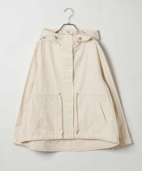 BAYFLOW（ベイフロー）の「[人気アイテムがアップデート]撥水マウンテンパーカー（マウンテンパーカー・レディース・グレイッシュベージュ/キャメル/アイボリー・MEDIUM/SMALL）」の13枚目の写真