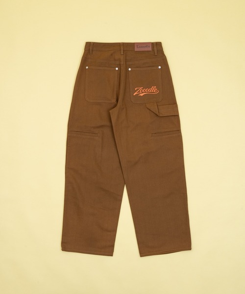 Zooodle（ズードル）の「Wide work pants - ワイドワークパンツ -（その他パンツ・メンズ・ブラウン/ベージュ・MEDIUM/LARGE）」の4枚目の写真