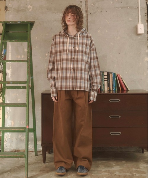 Zooodle（ズードル）の「Wide work pants - ワイドワークパンツ -（その他パンツ・メンズ・ブラウン/ベージュ・MEDIUM/LARGE）」の22枚目の写真