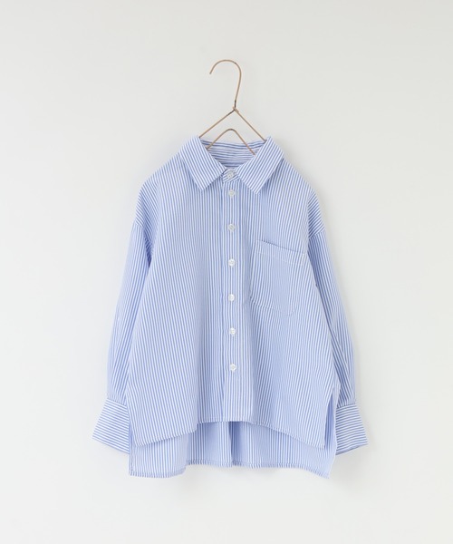 LOWRYS FARM（ローリーズファーム）の「タイツキシャツＬＳ　636549（シャツ/ブラウス・キッズ・グレー/ライトブルー・110cm/150cm/140cm/130cm/120cm）」の16枚目の写真