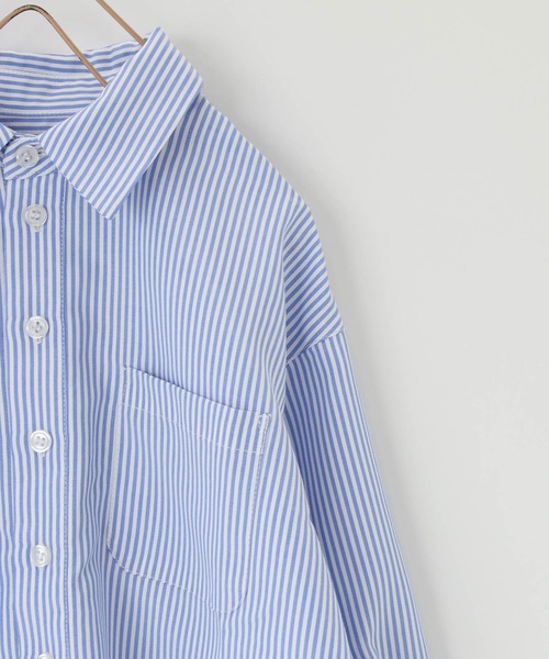 LOWRYS FARM（ローリーズファーム）の「タイツキシャツＬＳ　636549（シャツ/ブラウス・キッズ・グレー/ライトブルー・110cm/150cm/140cm/130cm/120cm）」の14枚目の写真