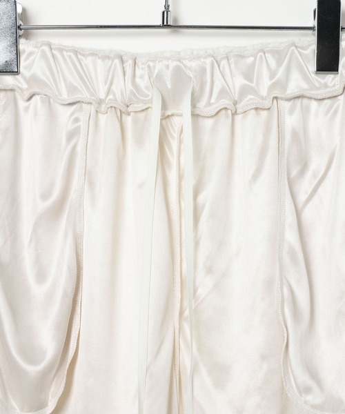 LEPSIM（レプシィム）の「起毛レースパンツ　638770（その他パンツ・レディース・オフホワイト/グリーン/ブラック・FREE）」の10枚目の写真