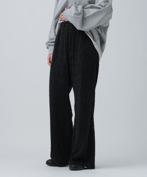 LEPSIM(レプシィム)の「起毛レースパンツ 638770(その他パンツ・レディース・オフホワイト/グリーン/ブラック・FREE)」の20枚目の写真
